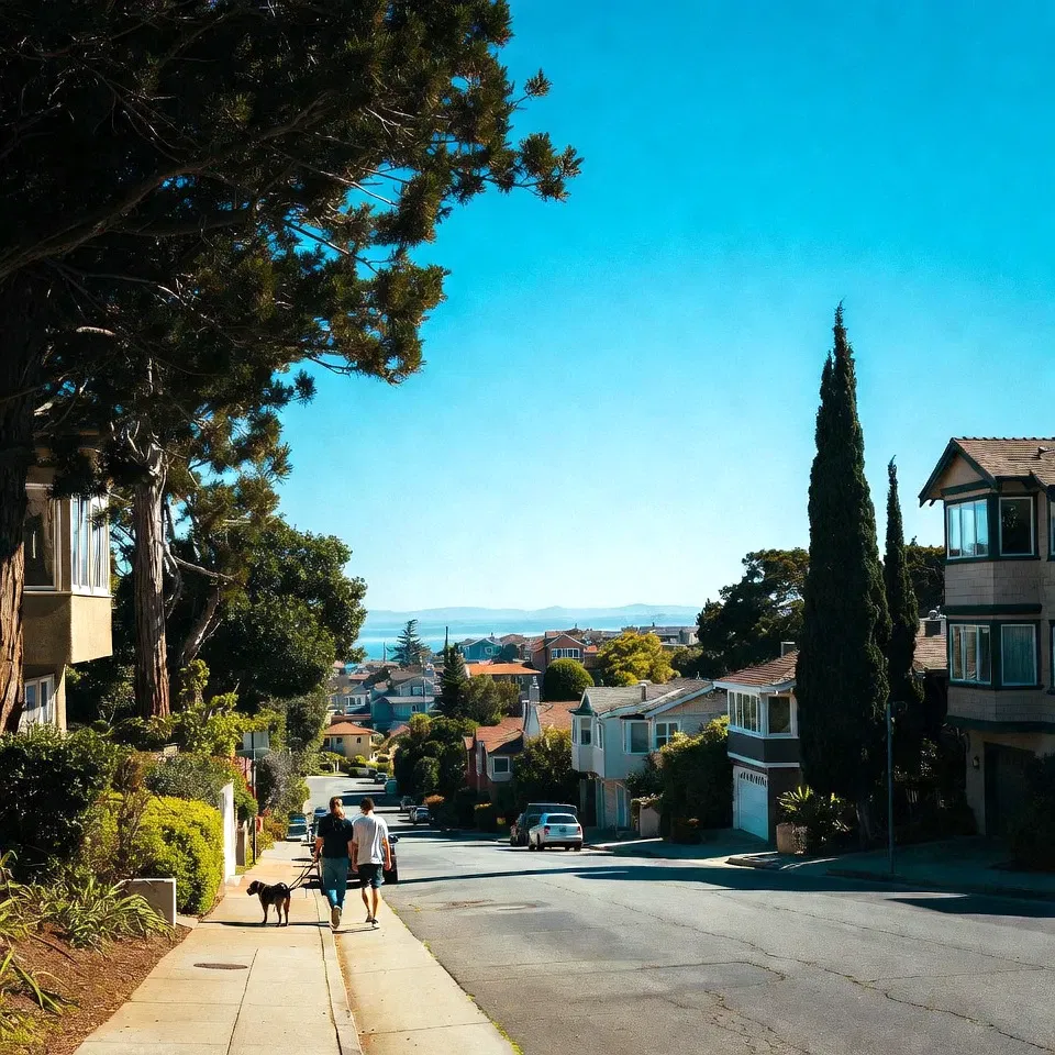 Oakland Hills residential neighborhood